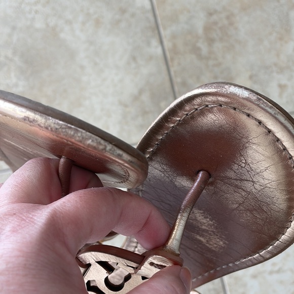 Tory Burch Rose Gold Sandals - Picture 5 of 5